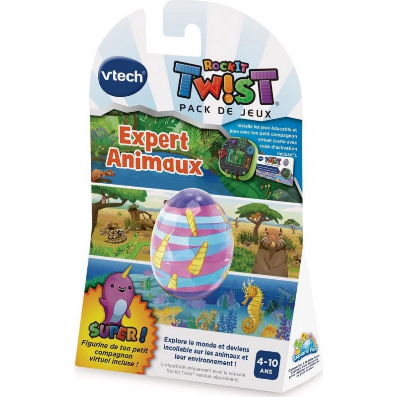 VTech 80-495605 ROCKIT TWIST - JEU EXPERT ANIMAUX Educational Games, Multicolored