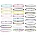BodyJ4You 12-24PCS Choker Necklace Gothic Henna Tattoo Stretch Elastic Plastic Jewelry Value Pack