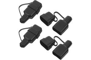 Toddmomy 4pcs Water Resistant Cable Plug Covers Soft Rubber Dust Caps Compatible with Anderson Style