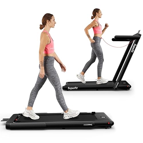 Goplus in Folding, Superfit Under Desk Electric Treadmill