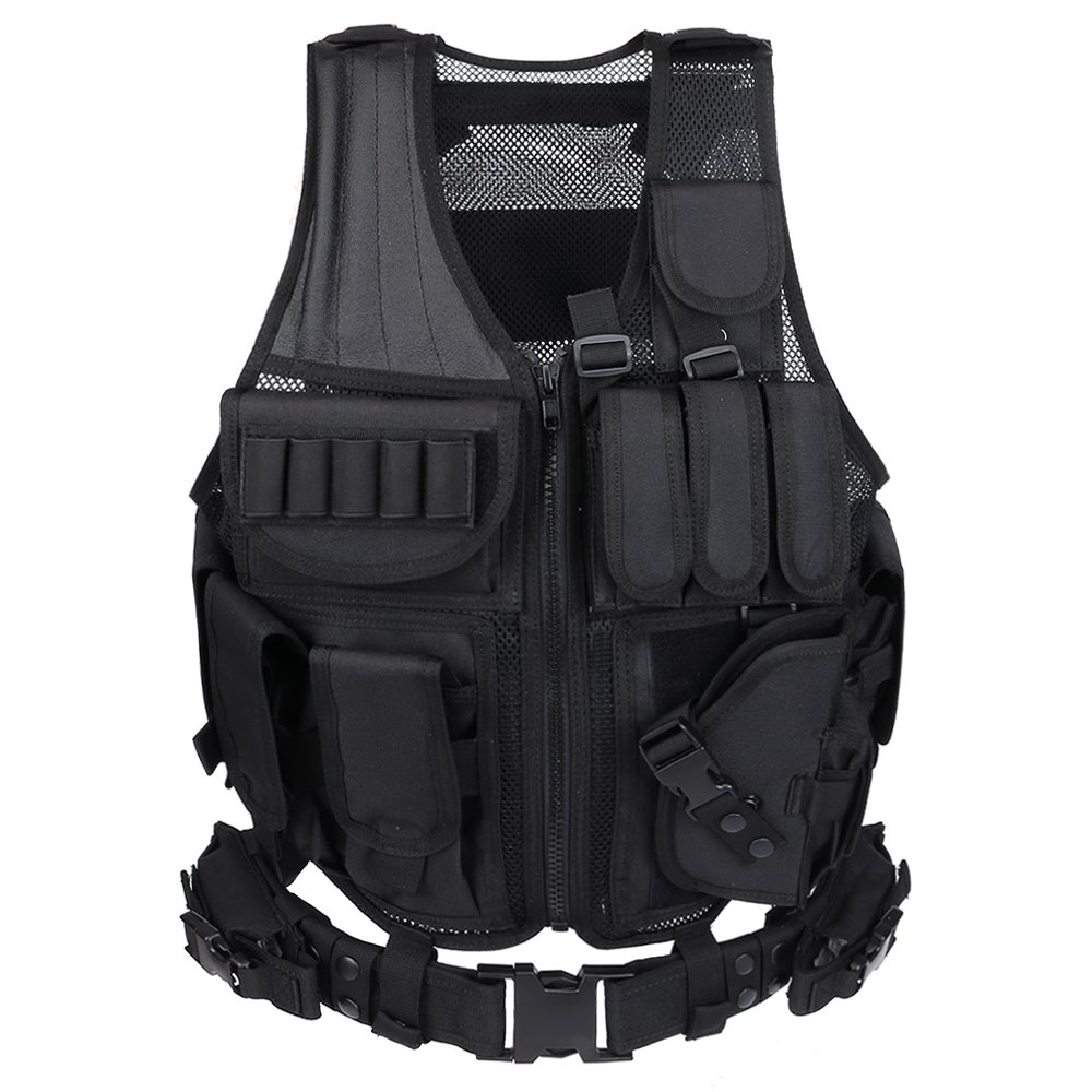 GZ XINXING Airsoft Paintball Vest (Black) SFCPA