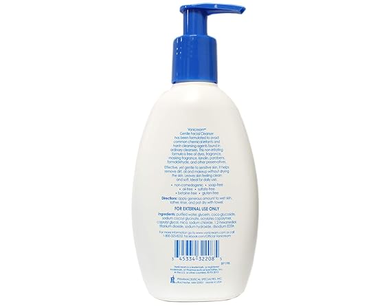 vanicream gentle daily cleanser