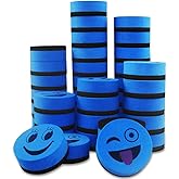 40 Pack Magnetic Whiteboard Erasers Dry Eraser Dry Erase Erasers Bulk Chalkboard Eraser Cleaner for Classroom, Office (Blue,