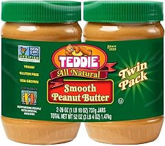 TEDDIE PEANUT BUTTER Smooth Peanut Butter 2pk, 26 OZ