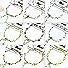 eBoot 12 Pieces Flower Crown Wreath Floral Garland Headbands for Wedding Beach Festival (Multicolor)