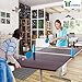 Bundaloo Ping Pong Net for Any Table - Tennis Sports Gear for Countertops, Dining Room and Garage Tables or Outdoor Surfaces - Set Includes Paddles, Ping Pong Balls and Retractable Net