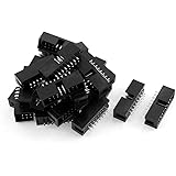 uxcell 24pcs 2x8 16-Pin Straight Box Header Connector IDC Male Sockets 2.54mm