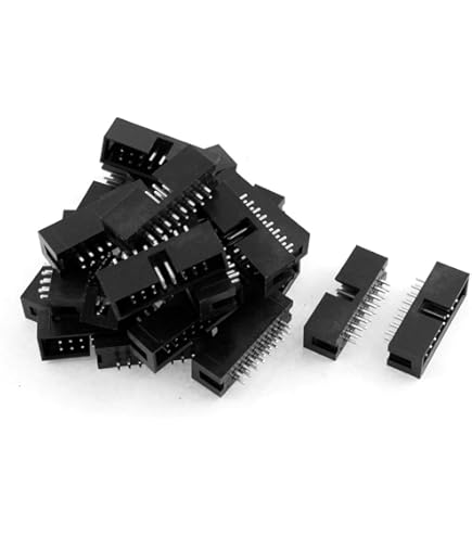 「じゅんぼさま専用」2/4 10 pcs. 2.54mm 2x4 Pin 8 Pin Straight Male Shrouded PCB Box