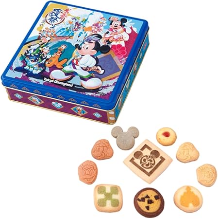Amazon Co Jp ディズニー ランド 夏祭り 16 アソーテッド クッキー 缶入り お菓子 お土産 ミッキー ミニー 他 ディズニーランド限定 グッズ おもちゃ