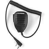 BAOFENG BF Speaker MIC UV-5R 5RA 5RB 5RC 5RD 5REPLUS 3R, Black