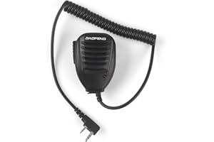 BAOFENG BF Speaker MIC UV-5R 5RA 5RB 5RC 5RD 5REPLUS 3R, Black