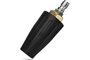 EARLEAS Turbo Pressure Washer Nozzle 4500 PSI, 1/4 Inch Quick Connect, 360° Rotating Jet, Universal Heavy Duty Power Washer Tip for Deep Cleaning & Tough Grime | 4.0 GPM, 4.0 Orifice