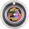 Pro's Pro Hexaspin Twist Black Tennis String Reel 200m