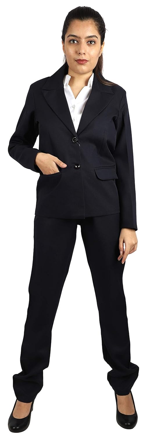 romano women's regular fit trouser suit