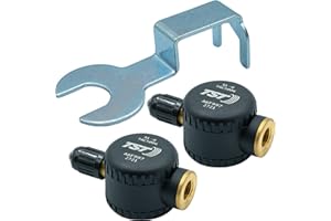 TST TRUCK SYSTEM TECHNOLOGIES TST 507 Tire Pressure Monitoring System, 2 Flow Thru Sensors for Metal Valve Stems by Truck System Technologies, TPMS for Caravans, Motorhomes and campervans