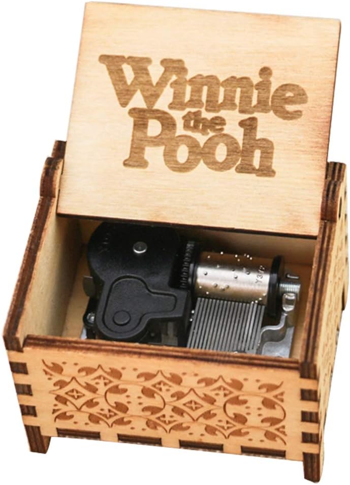 YouTang Caja Musical de Madera grabada con Cuerda: Amazon.es: Hogar