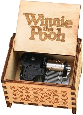 YouTang Caja Musical de Madera grabada con Cuerda: Amazon.es: Hogar