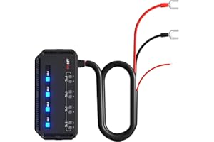 4 Way Fuse Block 12V 20A Waterproof Fuse Relay Box Kit with LED Indicator Professional Automotive Fuse Box Holder Panel with 