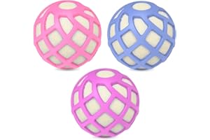 ECONEST Dryer Balls – Patented Silicone Guard, Natural Wool Core, Super Anti-Tangle & Saves Drying Time, Reduces Static & Noise, Natural Fabric Softener, XL 3" Pack of 3