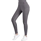 Harrison Howard Women's Horse Riding Pants Double Pocket Silicone Full-Seat Breeches Equestrian Breeches