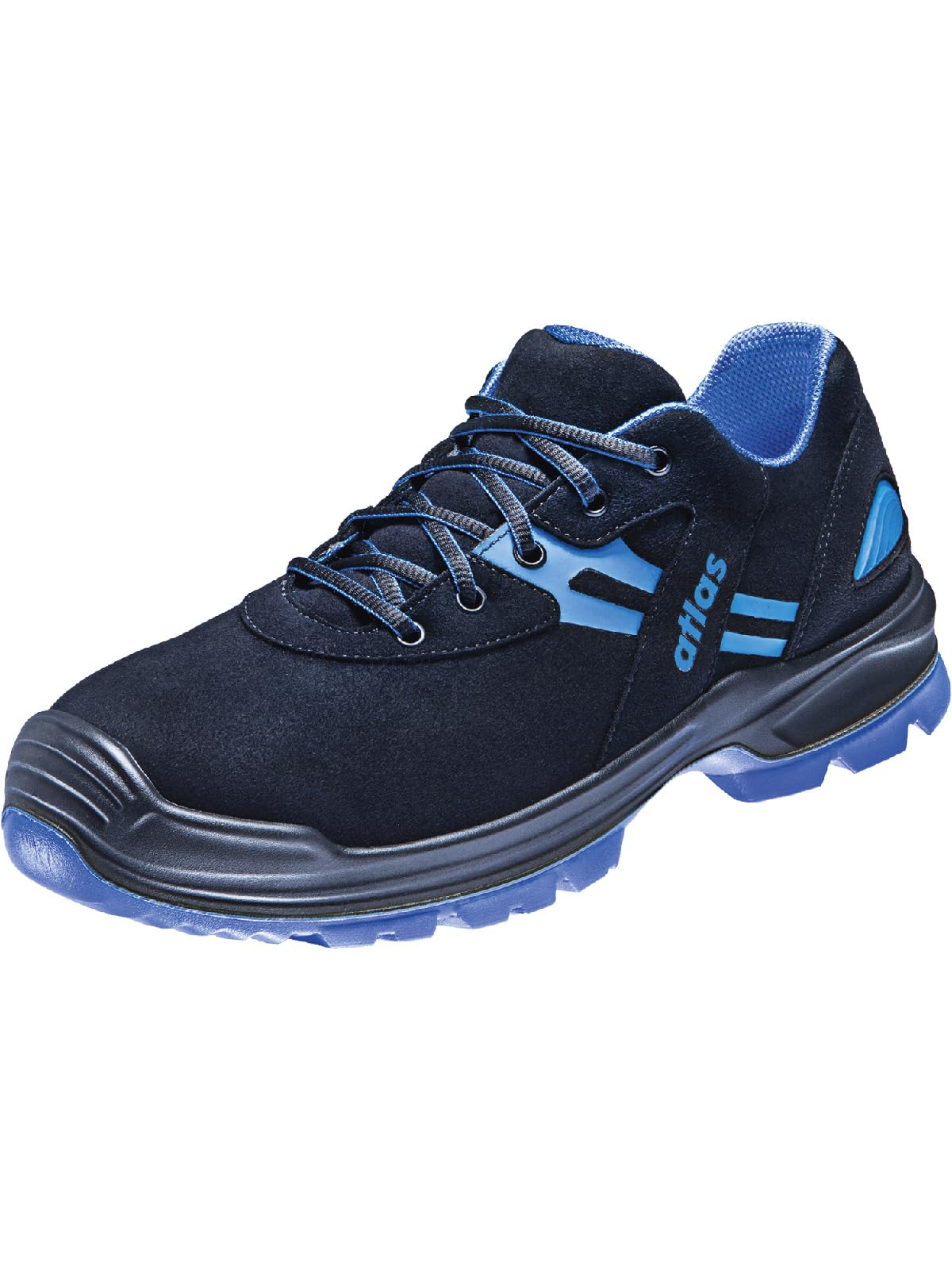 Atlas Unisex's 46400s340 Low Shoe SL 245 XP ESD S3 W.10 Size 40, Black Blue, 6.5 UK