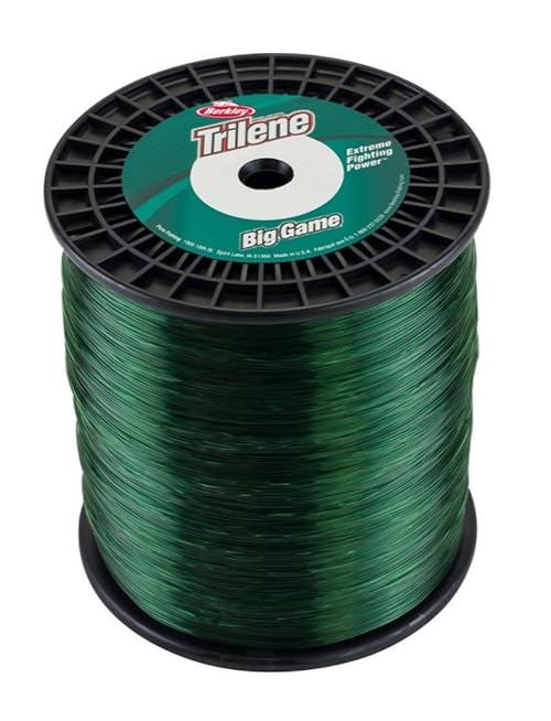 Berkley Trilene® Big Game™, Green, 30lb | 13.6kg, 5280yd | 4828m Monofilament Fishing Line, Suitable for Saltwater and Freshwater Environments