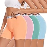 Molasus Womens Boxer Briefs High Waisted Modal Boy Shorts Underwear(Regular&Plus Size)