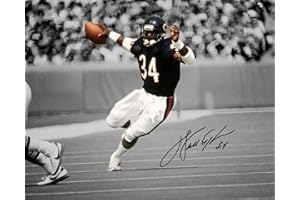 Ikonic Fotohaus Walter Payton Signed Photo Autograph Print Wall Art Home Decor