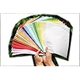 43 Fiber Homemade Japanese paper Design origami Craft Pack Assortment Multi-Color Rainbow Color handmade arts and crafts tissue paper design