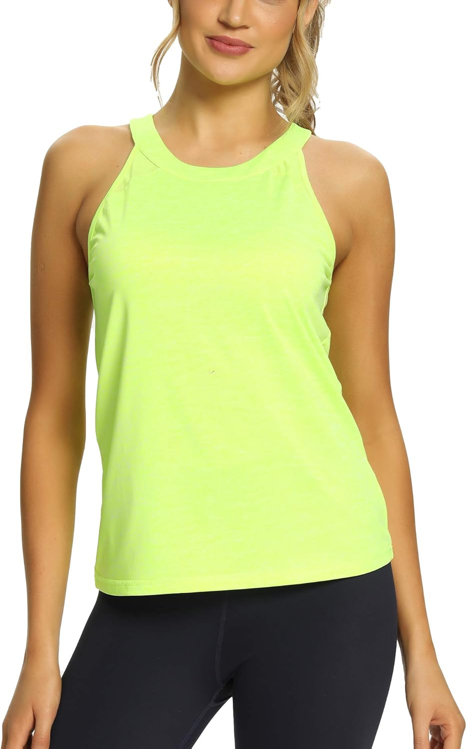 Aeuui Women's Workout Top Mesh Training Tank: Clothing
