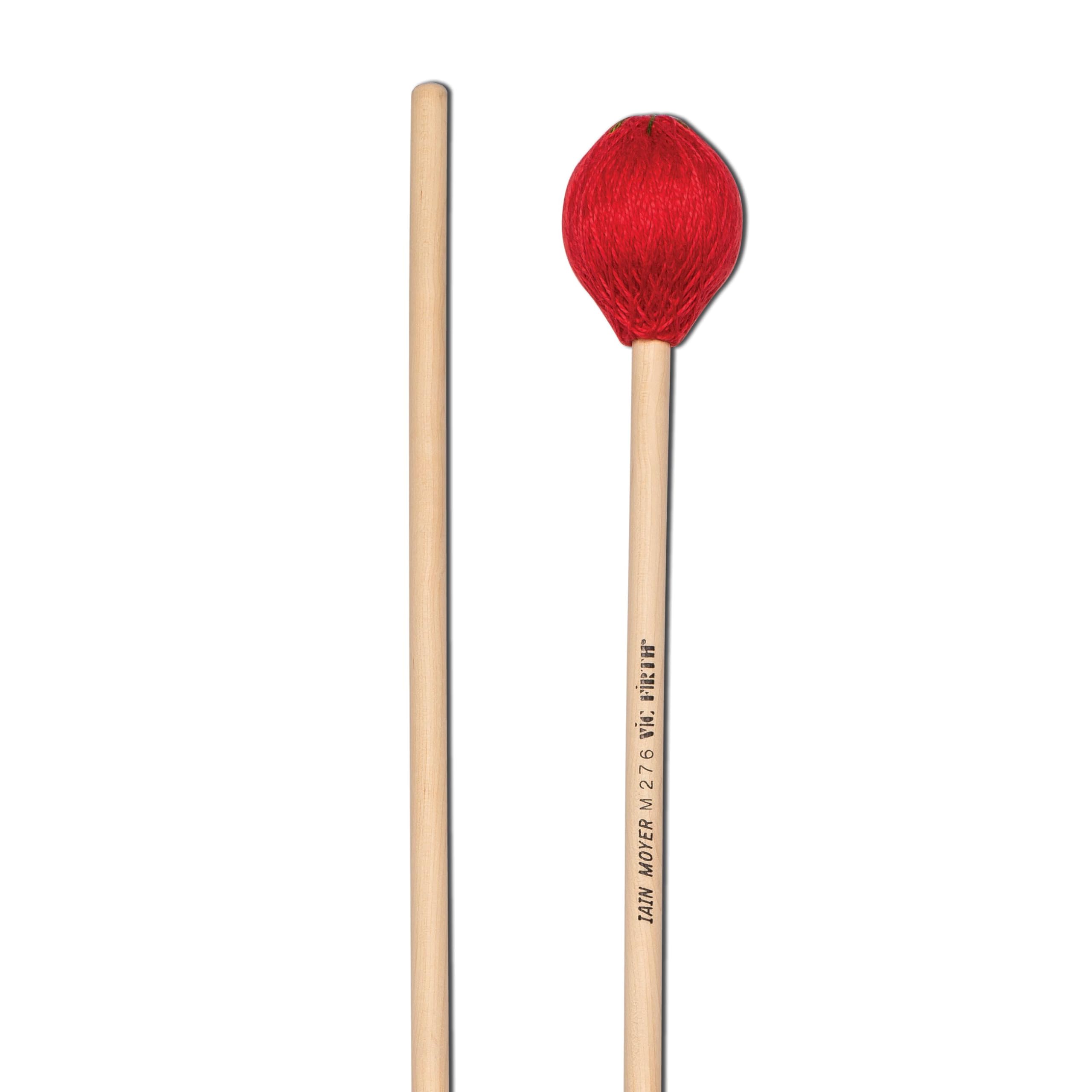 Vic FIrth - Corpsmaster® Signature Series Vibraphone Mallets - M276 - Iain Moyer - Hard - Red