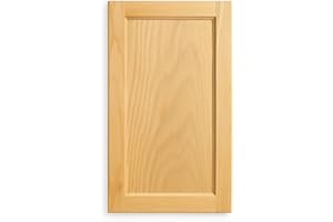 Solid Oak Shaker Replacement Cabinet Door - 12 x 30 - Made to Order - Unfinished Oak – Paint or Stain Ready