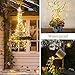 VOOKRY 10 Strands 200 LEDs Solar String Fairy Lights, 8 Modes Twinkle Starry Copper String Lights, Waterproof Outdoor Solar Powered DIY Watering Can Lights for Wedding Party Garden Decor(Warm White)