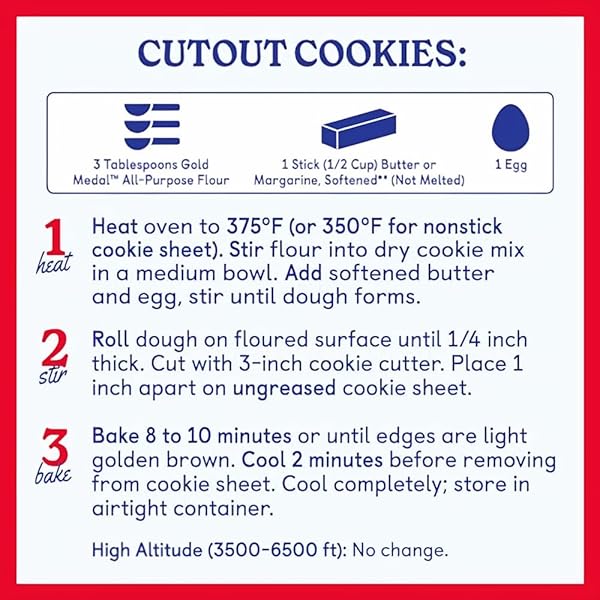 BETTY CROCKER SUGAR COOKIE MIX, 17.5 OUNCE