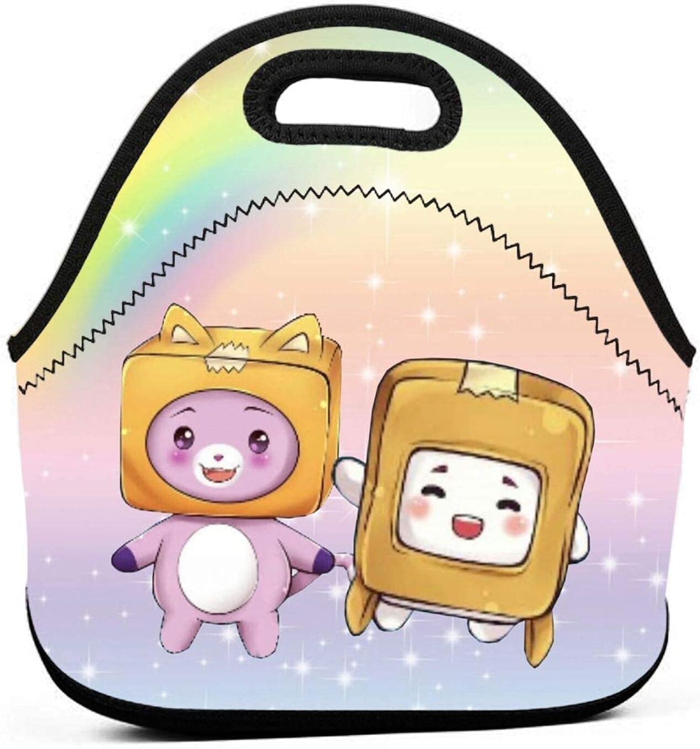 Lankybox Merch Lankybox Boxy Stylish Lunch Bag Tote Bag Lunch Bag for Men Women and Kids Lunch