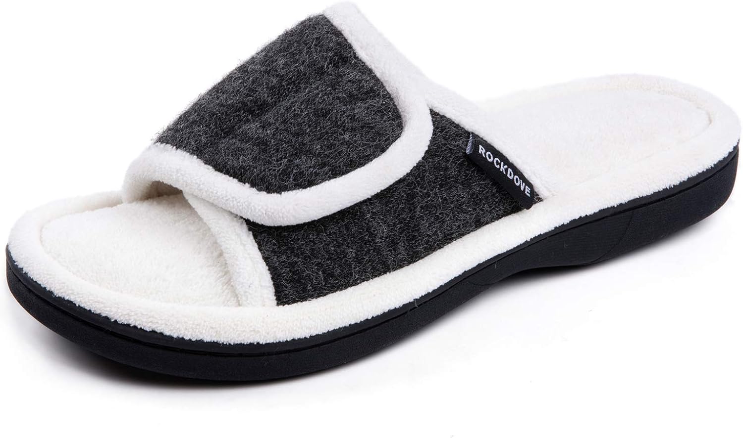 RockDove Women's OpenToe Adjustable Wrap Memory Foam