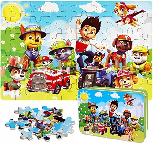 NEILDEN PAW Patrol Jigsaw Puzzle for Kids Ages 4-8,60 Piece Puzzles ...