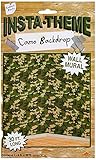 Camo Backdrop Party Accessory (1 count) (1/Pkg)