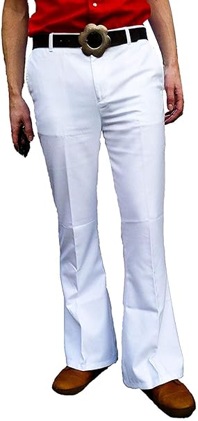 mens flared trousers uk