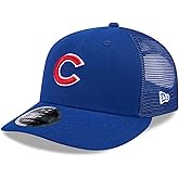 New Era Chicago Cubs Evergreen Trucker 9Fifty Snapback Adjustable Hat Blue