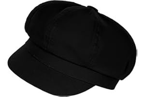FENGEK Newsboy Hats for Women - Classic 8-Panel Cabbie Hat with Adjustable Elastic Band, Breathable Comfortable Fit for All Seasons