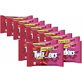 Twizlers Licorice Nibs Cherry KING SIZE - 10 Pack of 4.28 oz (42.8oz total) Individually Sealed Bags -Low Fat Snack, Red Chewy Sweet Candy