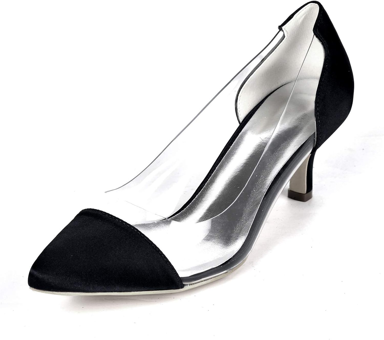 clear heels wedding shoes