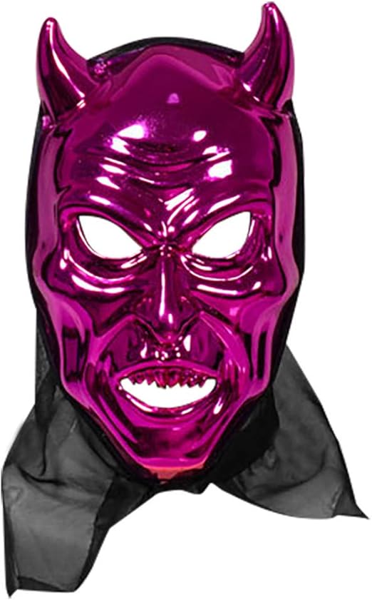 Amazon ハロウィン牛魔法ホラーマスクコスプレバーパフォーマンステーマパーティーハロウィンマスク メイクアップ 仮装小物 クリスマス ハロウィン イベントの収集コスプレマスク ゴムマスク化粧着 ハロウィン小道具をドレスアップ環境に優しいプラスチック顔の変化