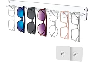 harayaa Eyewear Display Rack Hanger ,Sunglasses Display Stand, Wall Mounted, Glasses Holder for Entryway Shelf Multiple Eye G