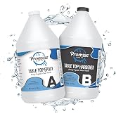 Promise Epoxy Table Top Epoxy Resin Kit 2 Gallon for Bar Top &amp; Coatings | Crystal Clear, Self Leveling, Food Safe for Wood Casting, Coatings, Jewelry Making, Use with Mica Powder, Alcohol Ink