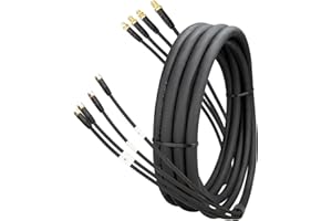 Boobrie Quad 195 SMA Extension Cable 20FT SMA Male to SMA Female Coaxial Cable Ultra Low Loss for 5G/4G Routers & Gateways (T-Mobile, Verizon, AT&T) SMA 4-in-1