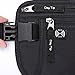 Day Tip Money Belt - Passport Holder Secure Hidden Travel Wallet with RFID Blocking, Undercover Fanny Pack