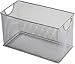 Ybm Home Mesh Storage Cd Box Deep, Silver Mesh Great for School Home or Office Supplies, Books , Computer Discs Cd's and More 1134 (1, Cd Box-11 X 5.7 X 6.3 Inches)