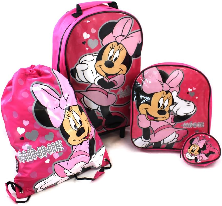 Trademark Collections DMINN001059 Disney Minnie Mouse Luggage Set Amazon.co.uk Luggage